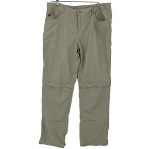 Outdoor Research Hiking Pants Size 10 Nylon Treadway Convertible Khaki Tan